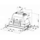 Faber Витяжка вбудована, 70см, 968м.куб/год, Inka Plus Hcs A70, чорний Faber Витяжка вбудована, 70см, 968м.куб/год, Inka Plus Hcs A70, чорний