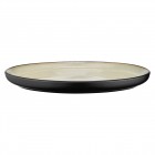 Тарілка обідня Ardesto Bolzano, 26.6см, кераміка, чорно-зелений