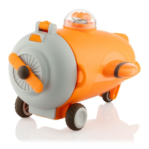 ARDESTO Пляшка для води Plane 550мл, пластик, оранжевий