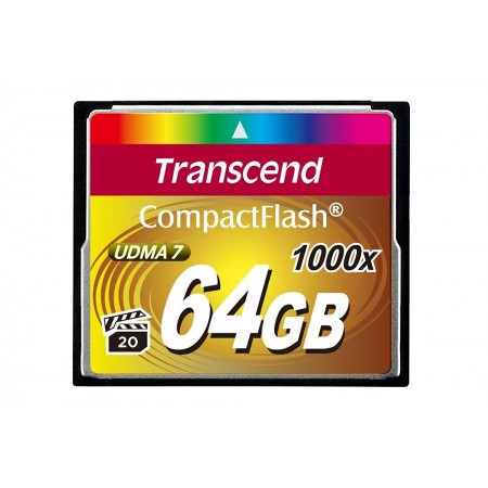 Transcend 1000x CompactFlash (Ultimate)[Карта пам'яті CF 64G