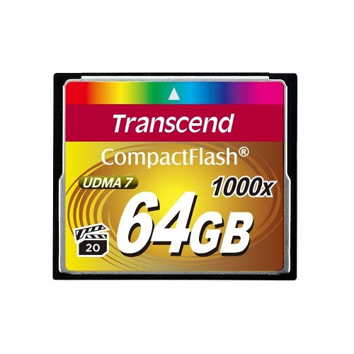 Transcend 1000x CompactFlash (Ultimate)[Карта пам'яті CF 64GB 1000X]