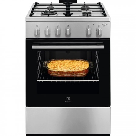 Electrolux Плита газова, 59л, 60x60см, чавун, нерж