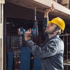 Bosch Шурупокрут-дриль ударний акумуляторний GSB 18 V-50, 18В, 28•50Нм, 20+2, 0-460-1800об•хв, 1.1кг, без АКБ та ЗП