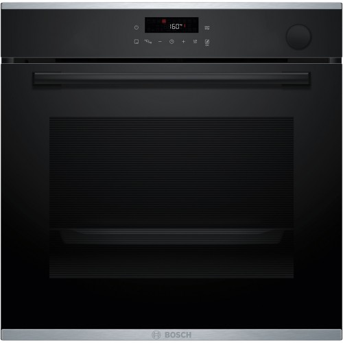 Bosch Духова шафа Bosch електрична, 71л, A+, дисплей, конвекція, пара, телескопічні направляючі, чорний