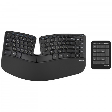Microsoft Клавіатура мембранна Sculpt Ergonomic + NumPad 89+