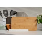 ARDESTO Хлібниця Midori 33х13х18см, метал, бамбук, білий ARDESTO Хлібниця Midori 33х13х18см, метал, бамбук, білий