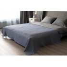 Плед Ardesto Pique 220x230см, 100% бавовна, блакитний