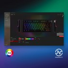HyperX Клавіатура механічна Alloy Rise 75key, Red, USB-A, EN/UA, RGB, чорний HyperX Клавіатура механічна Alloy Rise 75key, Red, USB-A, EN/UA, RGB, чорний