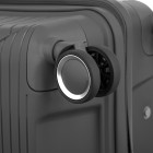 2E Валіза пластикова, SIGMA, велика, 4 колеса, графіт