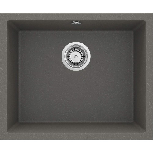 Deante Мийка кухонна Corda, граніт, квадрат, без крила, 550х460х204мм, чаша - 1, вбудована, антрацит Deante Мийка кухонна Corda, граніт, квадрат, без крила, 550х460х204мм, чаша - 1, вбудована, антрацит