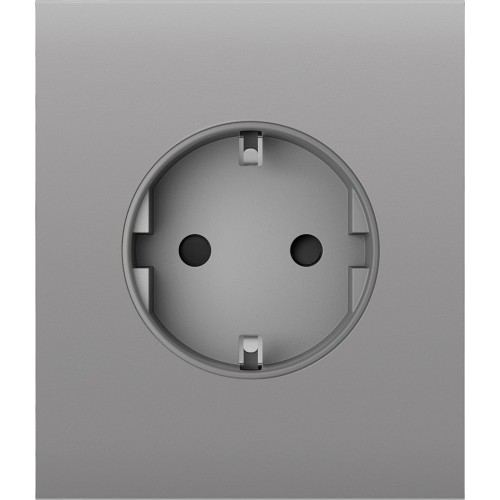 Ajax Центральна панель для вбудованої розетки CenterCover for Outlet Basic, fog Ajax Центральна панель для вбудованої розетки CenterCover for Outlet Basic, fog