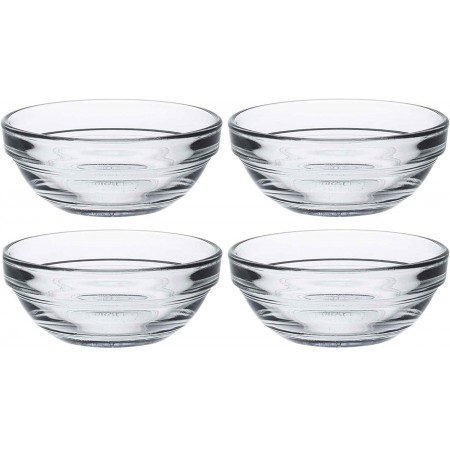 Duralex Набір салатників Gigogne, 70мл 4шт., скло, прозорий