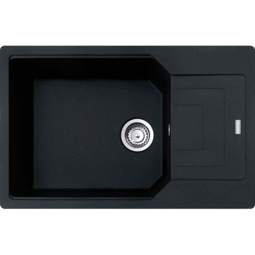 Franke Мийка кухонна Urban, фраграніт, прямокутник, з крилом, 780х500х220мм, чаша - 1, накладна, UBG 611-78 XL , онікс