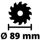 Einhell Міні-пила дискова TC-CS 89, 600 Вт, 89х10 мм Einhell Міні-пила дискова TC-CS 89, 600 Вт, 89х10 мм