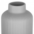 ARDESTO Ваза Liguria, 8х22.7см, порцеляна, сірий ARDESTO Ваза Liguria, 8х22.7см, порцеляна, сірий
