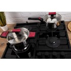 Hansa Варильна поверхня газова, 59см, чавун, чорний