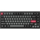 Lemokey Клавіатура механічна P1 Pro 84Key, Super Brown, WL/BT/USB-A, QMK/VIA, Hot-Swap, EN/UKR, RGB, Knob, Carbon Black