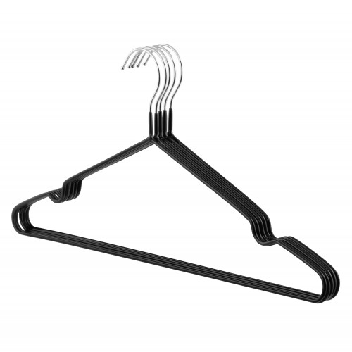 ARDESTO Набір вішаків 40.5см, 5шт, метал, ПВХ, чорний ARDESTO Набір вішаків 40.5см, 5шт, метал, ПВХ, чорний