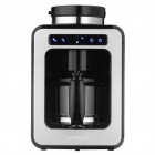 ARDESTO Кавоварка крапельна 0.6л, зерно + мелена, дисплей, сріблясто-чорний