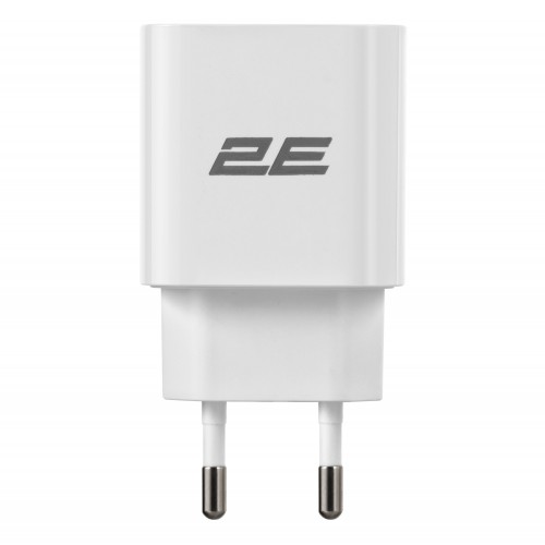 2E Зарядний пристрій мережевий 25Вт USB-C PD, білий 2E Зарядний пристрій мережевий 25Вт USB-C PD, білий