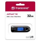 Transcend Накопичувач 32GB USB 3.1 Type-A JetFlash 790 Чорний Transcend Накопичувач 32GB USB 3.1 Type-A JetFlash 790 Чорний