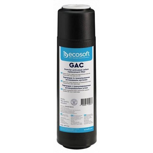 Ecosoft Картридж з гранульованим активованим вугіллям 2.5х10 Ecosoft Картридж з гранульованим активованим вугіллям 2.5х10