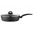 ARDESTO Сковорода Gemini Gourmet Viareggio з кришкою 28 см, чорний, алюміній ARDESTO Сковорода Gemini Gourmet Viareggio з кришкою 28 см, чорний, алюміній