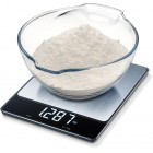 Beurer Ваги кухонні, 15кг, сенс. керування, АААx4 в комплекті, скло, нержавіюча сталь