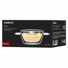 Бульйонниця з ручками і подвійними стінками Ardesto 500мл, боросилікатне скло, прозорий Бульйонниця з ручками і подвійними стінками Ardesto 500мл, боросилікатне скло, прозорий