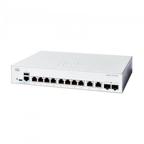 Cisco Комутатор Catalyst 1300 8xGE, Ext PS, 2x1G Combo