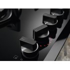 Electrolux Варильна поверхня газова на склі, 75см, чавун, електрон. керування, Hob2Hood, чорний