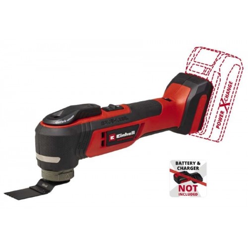 Einhell Багатофункціональний інструмент акумуляторний TP-MG 18 Li BL - Solo PXC 18В 11000-20000кол·хв кут коливань 3.2° 1.08 кг без АКБ і ЗП Einhell Багатофункціональний інструмент акумуляторний TP-MG 18 Li BL - Solo PXC 18В 11000-20000кол·хв кут коливань 3.2° 1.08 кг без АКБ і ЗП