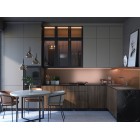 Deante Мийка кухонна Momi, граніт, квадрат, без крила, 500х440х230мм, чаша - 1, універсальна, антрацит