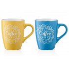 ARDESTO Чашка Coffee, 330 мл, жовта, кераміка