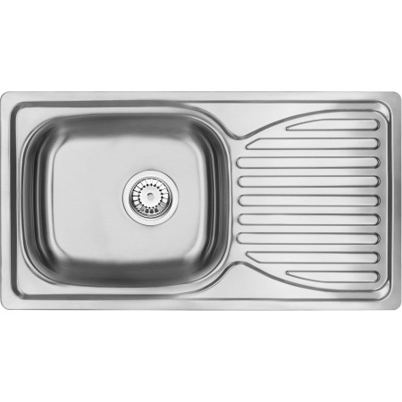 Deante Мийка кухонна Doppio, нерж.сталь, прямокут., з крилом