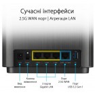 ASUS Маршрутизатор ZenWiFi XT9 2PK AX7800 3xGE LAN 1x2.5GE WAN 1xUSB 3.2 MU-MIMO OFDMA MESH black