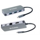 D-Link USB-Концентратор DUB-2335 3xUSB3.0, 1xUSB-C/PD, 1xHDMI 1.4b, 1xGE, USB-C D-Link USB-Концентратор DUB-2335 3xUSB3.0, 1xUSB-C/PD, 1xHDMI 1.4b, 1xGE, USB-C