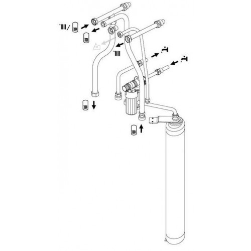 Ariston Монтажний комплект для підключення водонагрівача непрямого нагріву до котла Ariston Монтажний комплект для підключення водонагрівача непрямого нагріву до котла