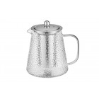 Заварник Ardesto Gemini 950мл, боросилікатне скло, нержавіюча сталь, прозорий Заварник Ardesto Gemini 950мл, боросилікатне скло, нержавіюча сталь, прозорий