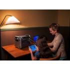 Segway Комплект Портативна електростанція CUBE 1000, 2584 Вт заг (R-Drive 4400 Вт), 1024 Вт/год, IPX3, BT, розширення ємності, швидка зарядка + портативна сонячна панель 100 Вт