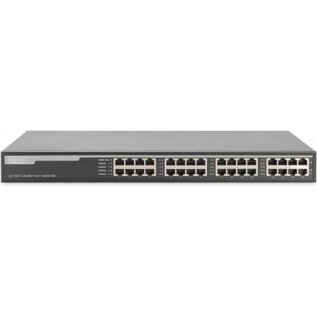 Digitus PoE-Інжектор 16-Port PoE+, 10/100/1000 Mbps, Output 