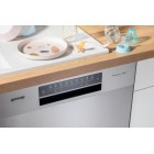 Gorenje Посудомийна машина, 16компл., A+++, 60см, дисплей, 3 кошика, AquaStop, сірий