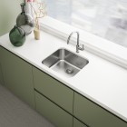 Мийка кухонна Franke Smart, нерж.сталь, прямокутник, без крила, 480х450мм, чаша - 1, накладна, SRX 110-45, нерж поліров.