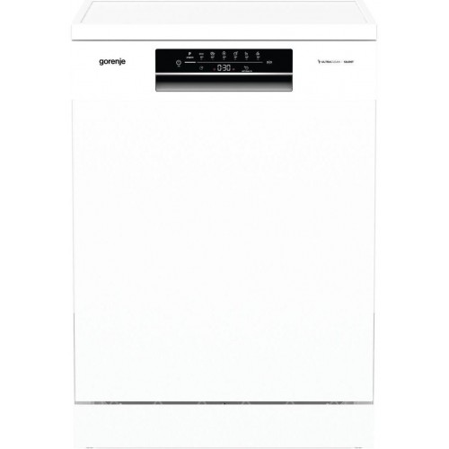 Gorenje Посудомийна машина, 16компл., A+++, 60см, дисплей, 3 кошика, AquaStop, білий