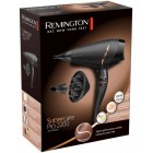 Remington Фен Supercare PRO 2200 AC motor, 2200Вт, 3 режими, дифузор, іоніз-я, хол. обдув, чорний Remington Фен Supercare PRO 2200 AC motor, 2200Вт, 3 режими, дифузор, іоніз-я, хол. обдув, чорний