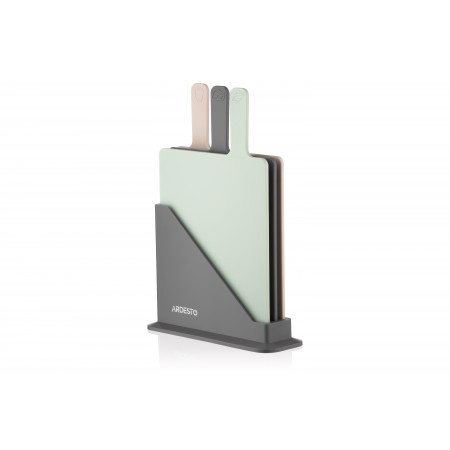 ARDESTO Набір дошок кухонних на підставці Fresh, 3шт, 24.1х3