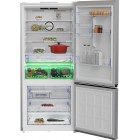 Beko Холодильник з нижн. мороз., 193x83x76, xолод.відд.-400л, мороз.відд.-170л, 2дв., А+, NF, HarvestFresh, інвертор, нерж