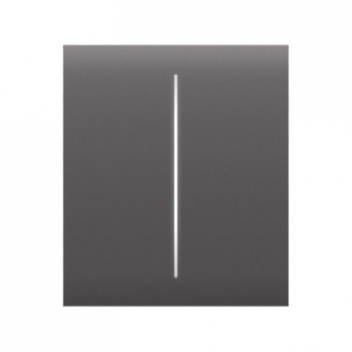 Ajax Кнопка центральна для двоклавішного вимикача CenterButton 2-gang for LightSwitch, Jeweler, бездротовий, grey Ajax Кнопка центральна для двоклавішного вимикача CenterButton 2-gang for LightSwitch, Jeweler, бездротовий, grey