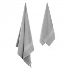 ARDESTO Набір рушників махрових Essence 50х90см, 70х140см, 2шт, 100% бавовна, сірий
