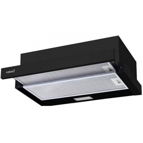 Cata Витяжка телескопічна, 60см, 700м3год, TFB-5160 BK, чорний